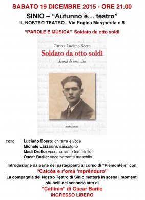 Locandina: Soldato da otto soldi a Sinio