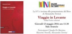 Viaggio in Levante al Salone del Libro